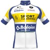 Cykeltrøje 2022 Sport Vlaanderen-Baloise Gul Blå Hvid